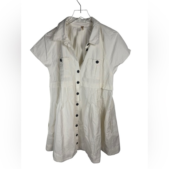 Free People Ronnie Cotton Poplin Dress B1025 - Picture 3 of 6